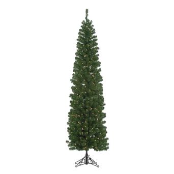 Kurt Adler 7-ft. Winchester Pine Pre-Lit Pencil Artificial Christmas Tree