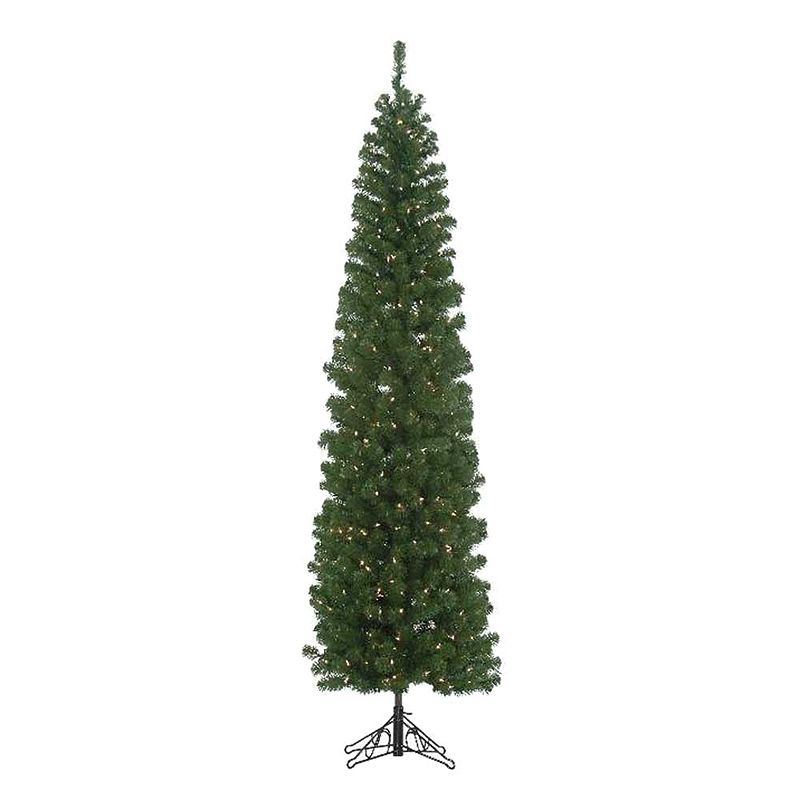 Kurt Adler 7-ft. Winchester Pine Pre-Lit Pencil Artificial Christmas Tree, 