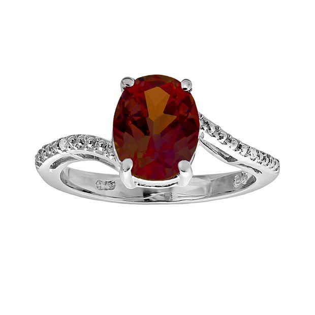 Kohls hot sale garnet ring