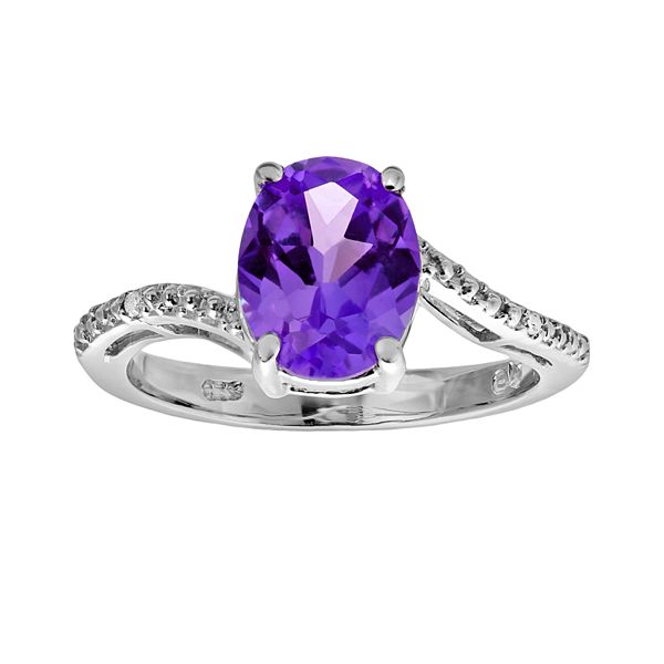 Kohls on sale amethyst ring