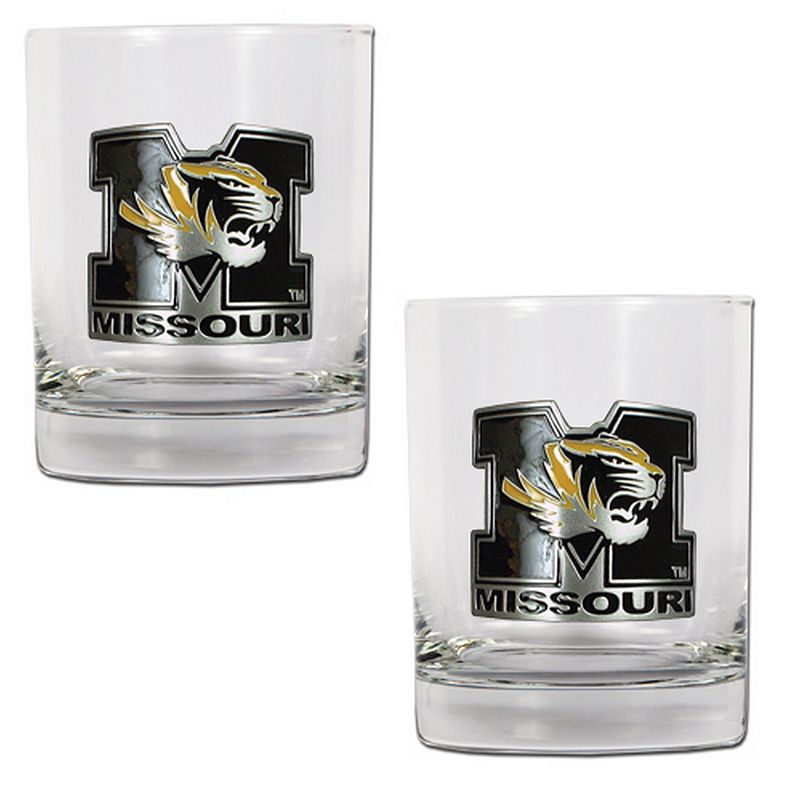 UPC 089006624748 product image for Missouri Tigers 2-pc. Rocks Glass Set, Team | upcitemdb.com