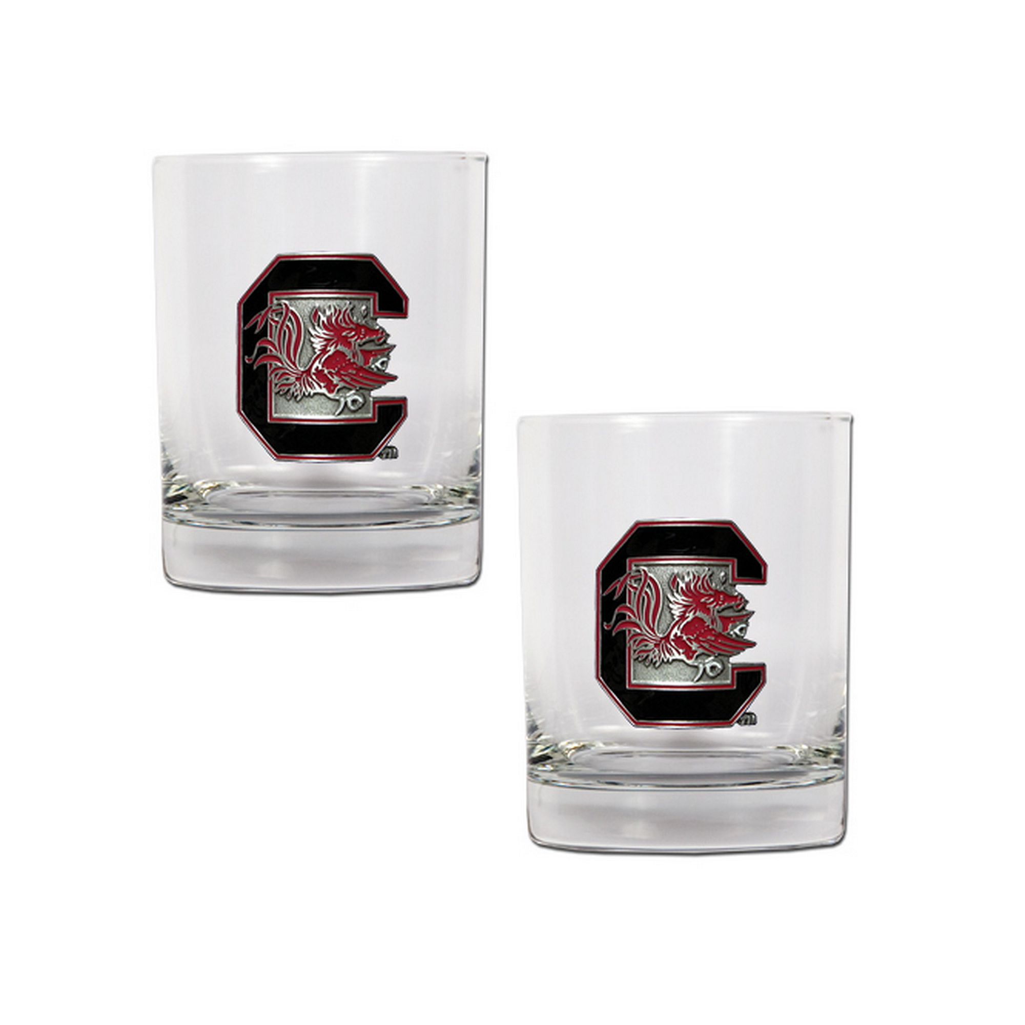 South Carolina Gamecocks 2-pc. Rocks Glass Set, Team