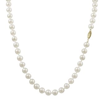 PearLustre by Imperial 14k Gold Akoya Cultured Pearl Necklace