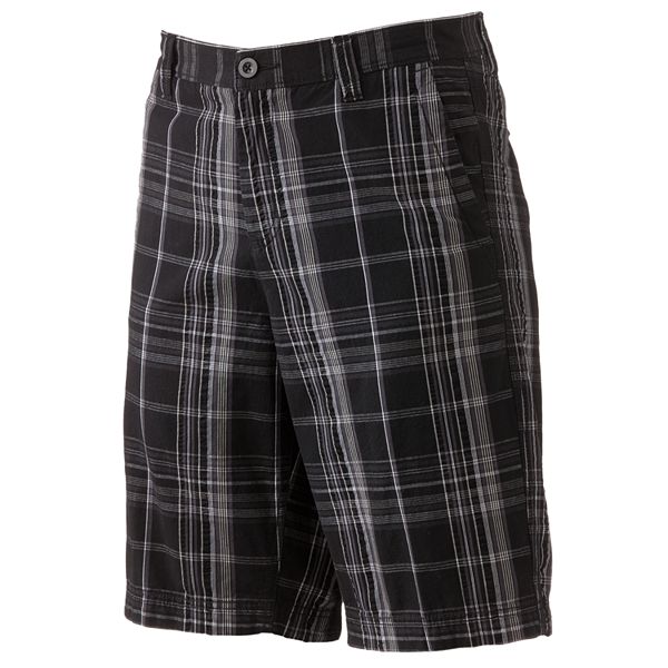 kohls mens plaid shorts