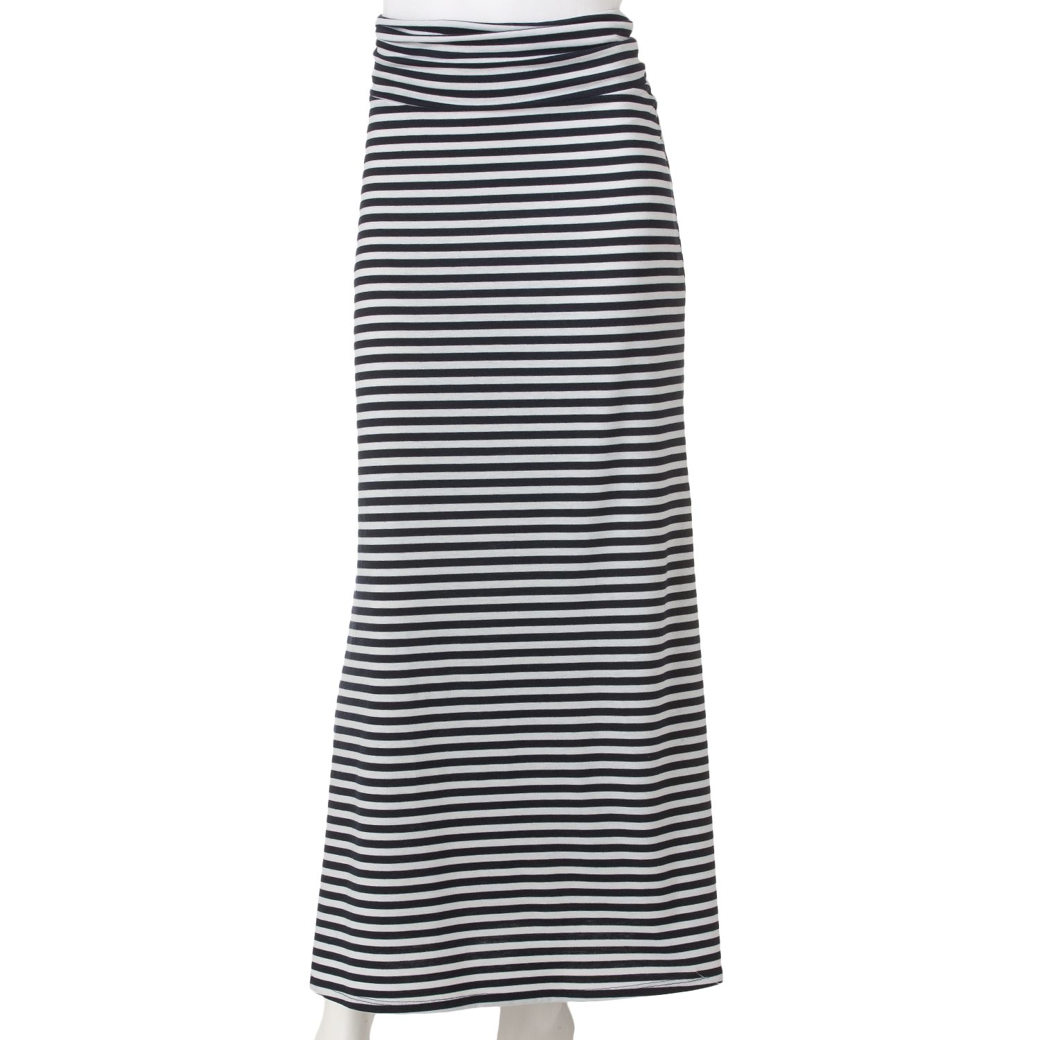 kohls long black skirt