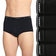 Jockey Men's Underwear Signature Pima Cotton Full-Rise Brief - 4 Pack,  white, S at  Men's Clothing store