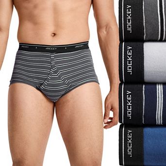 Men's Jockey® 4-pack Classic Knit Full-Rise Briefs