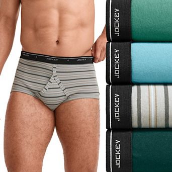 Men's Jockey® 4-pack Classic Knit Full-Rise Briefs