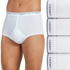 Fruit of the Loom Men's White Briefs Underwear, 6 Pack, Sizes S-3XL NEW