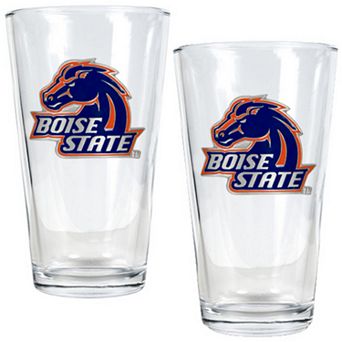 Boise State Broncos 2 pc Pint Glass Set
