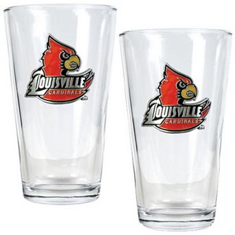 Louisville Cardinals 2 pc Pint Glass Set