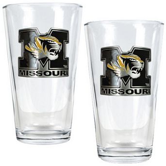 Missouri Tigers 2 pc Pint Glass Set