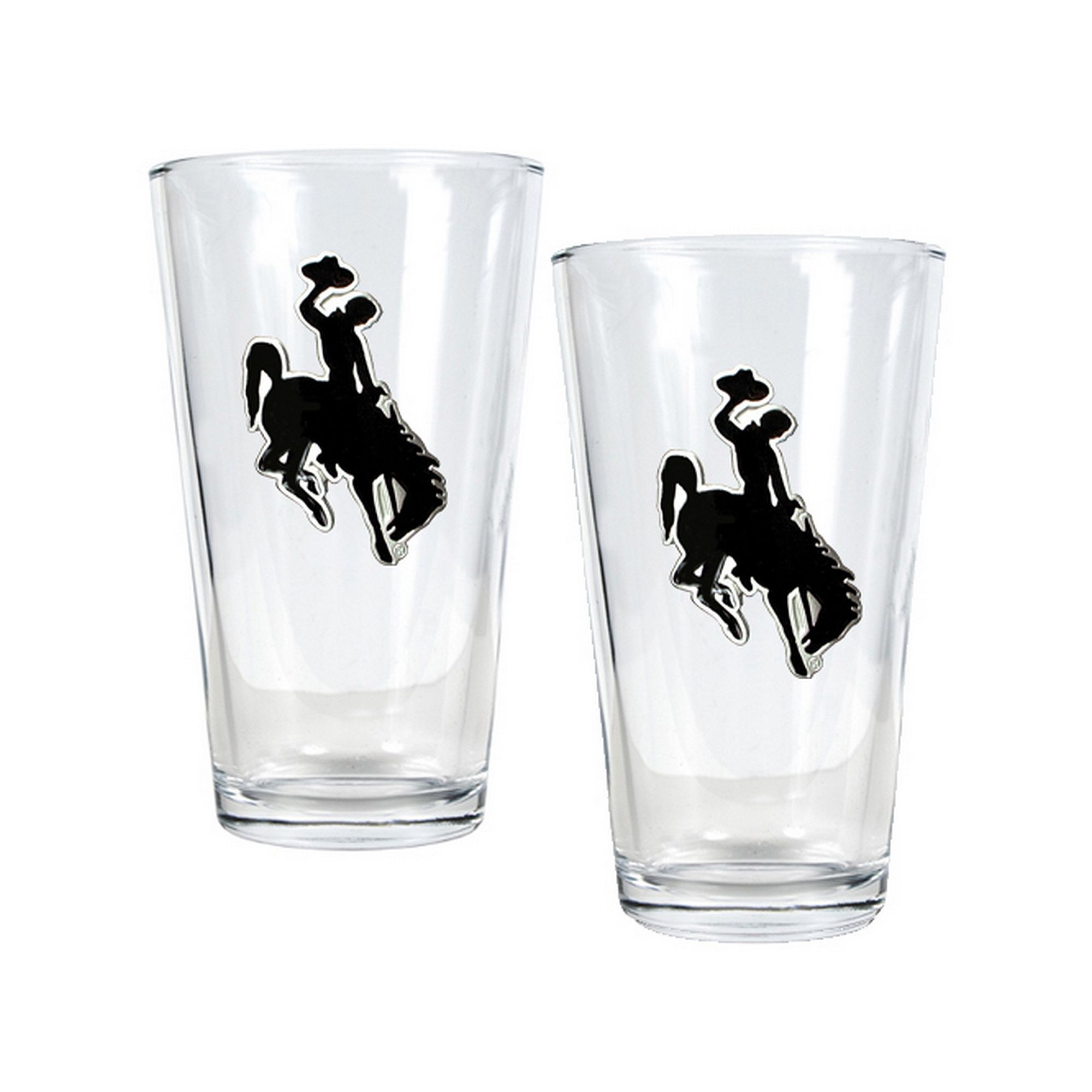 Wyoming Cowboys 2-pc. Pint Glass Set, Wyo Team