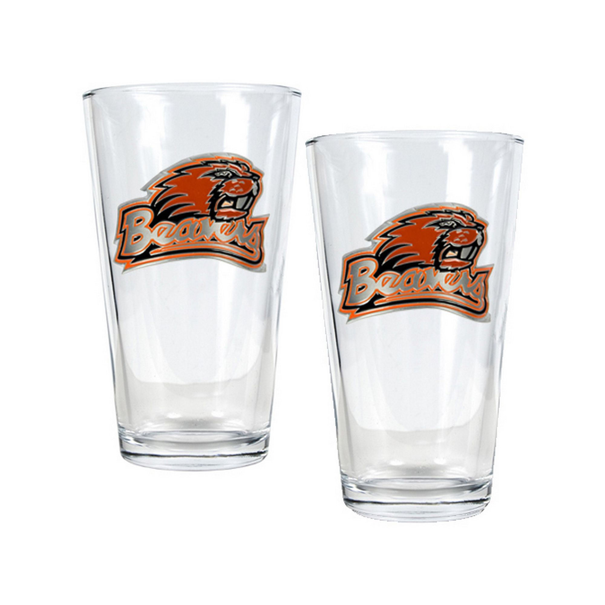Oregon State Beavers 2-pc. Pint Glass Set, Team