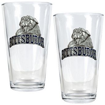 Pittsburgh Panthers 2 pc Pint Glass Set