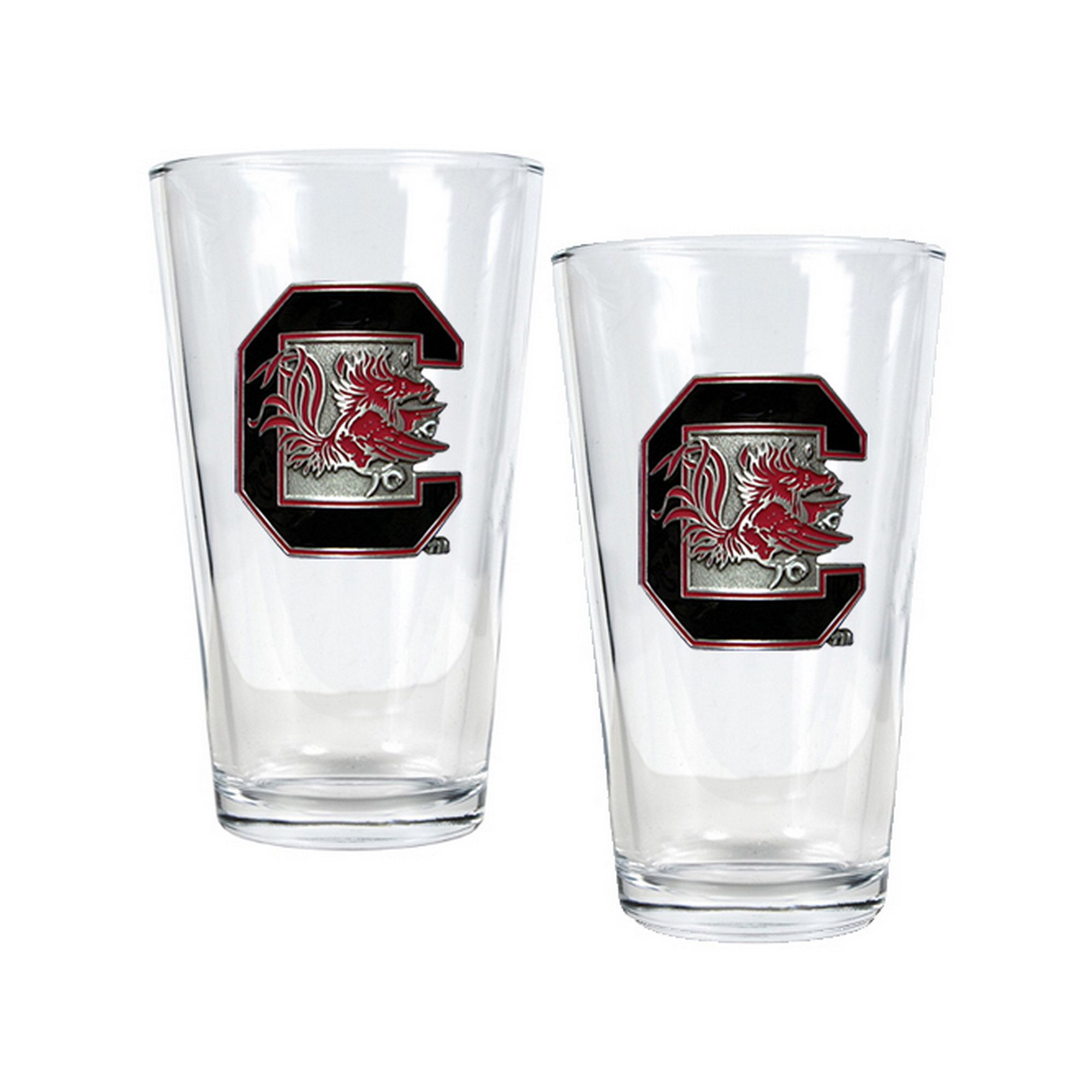 South Carolina Gamecocks 2-pc. Pint Glass Set, Team
