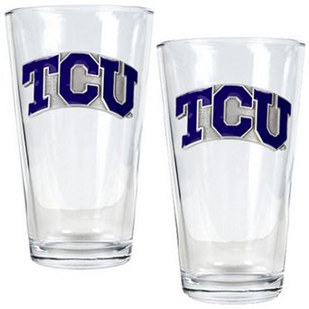 TCU Horned Frogs 2 pc Pint Glass Set
