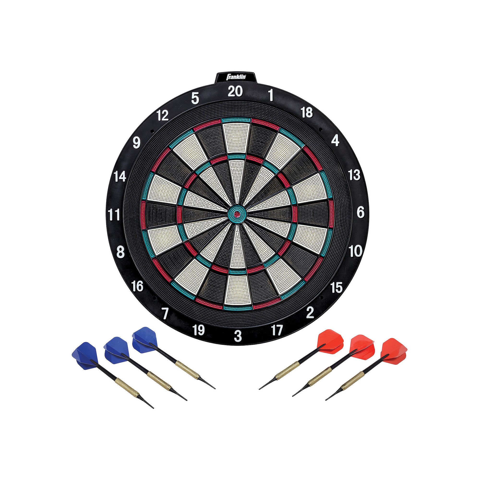 Franklin Soft Tip Dartboard, Multi