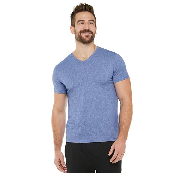 Men's Apt. 9® Premier Flex Slim-Fit Feeder-Striped Stretch V-Neck Sleep Tee