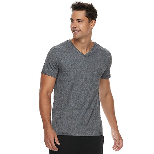 Men's Apt. 9® Premier Flex Slim-Fit Feeder-Striped Stretch V-Neck Sleep Tee