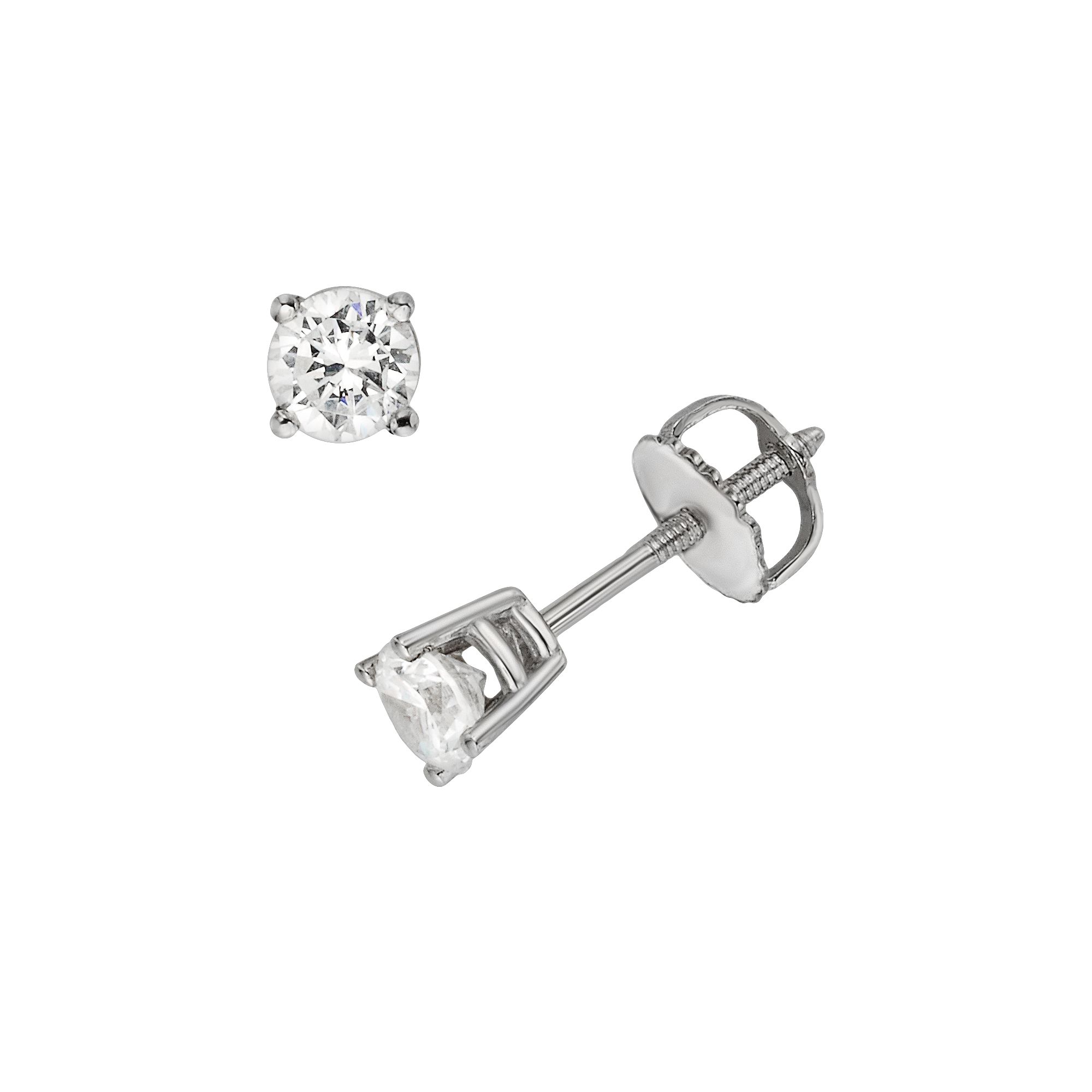 The Regal Collection 18k White Gold 1/2-ct. T.W. IGL Certified Colorless Ro