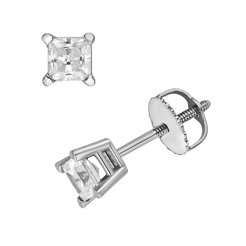 93555549 18k White Gold 1/2-ct. T.W. IGL Certified Colorles sku 93555549