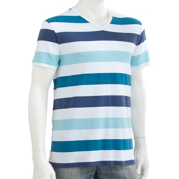 Urban Pipeline™ Striped V-Neck Tee - Men