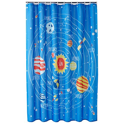 Jumping Beans Blast Off Shower Curtain