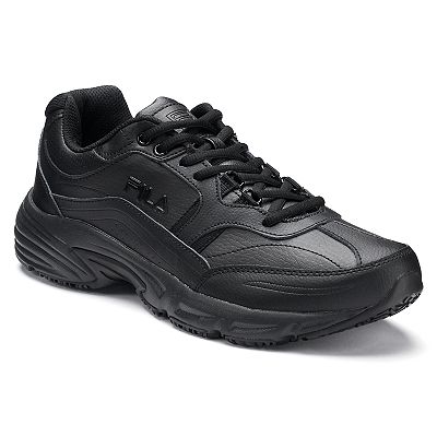 Fila shoes all black hotsell