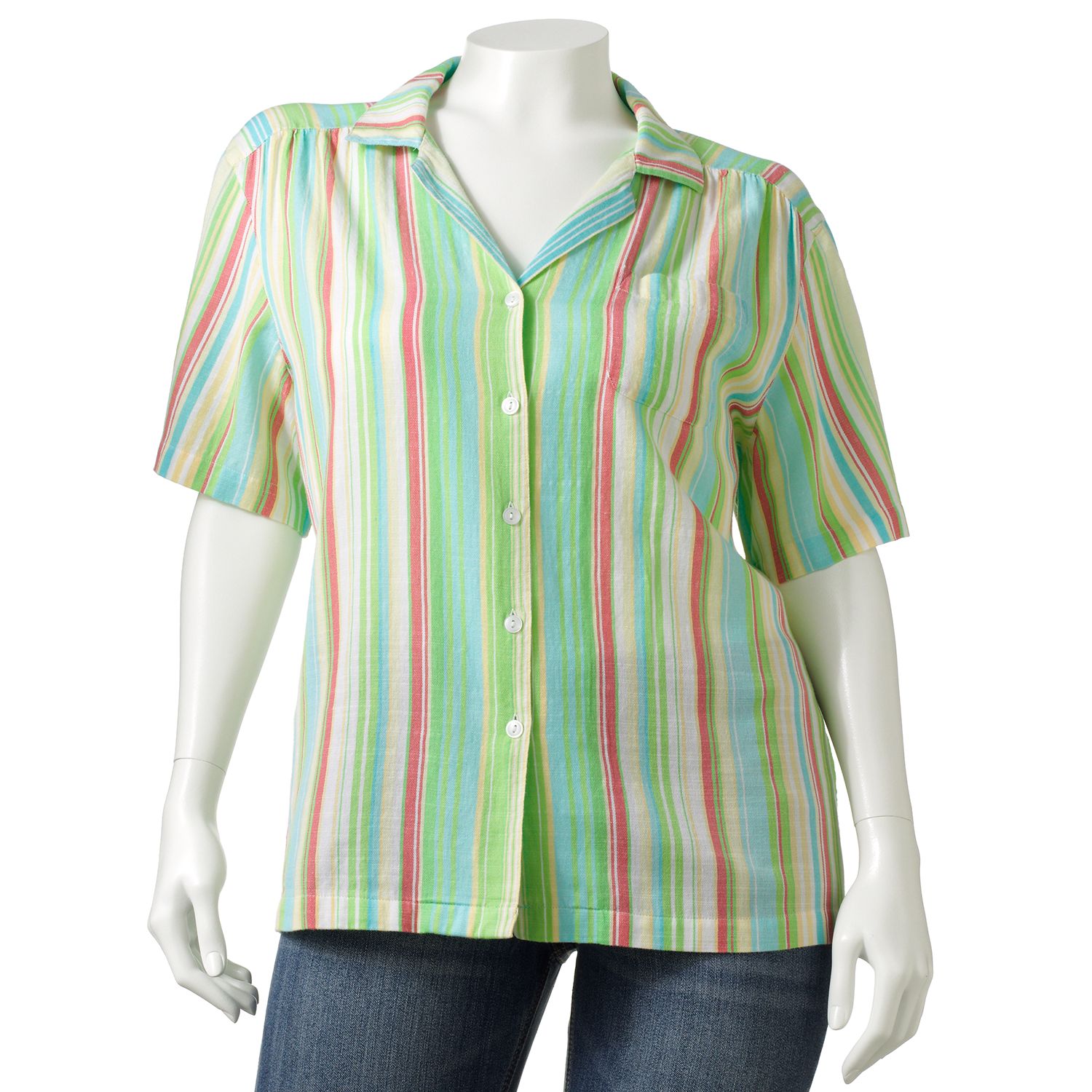 kohls womens shirts and tops plus size