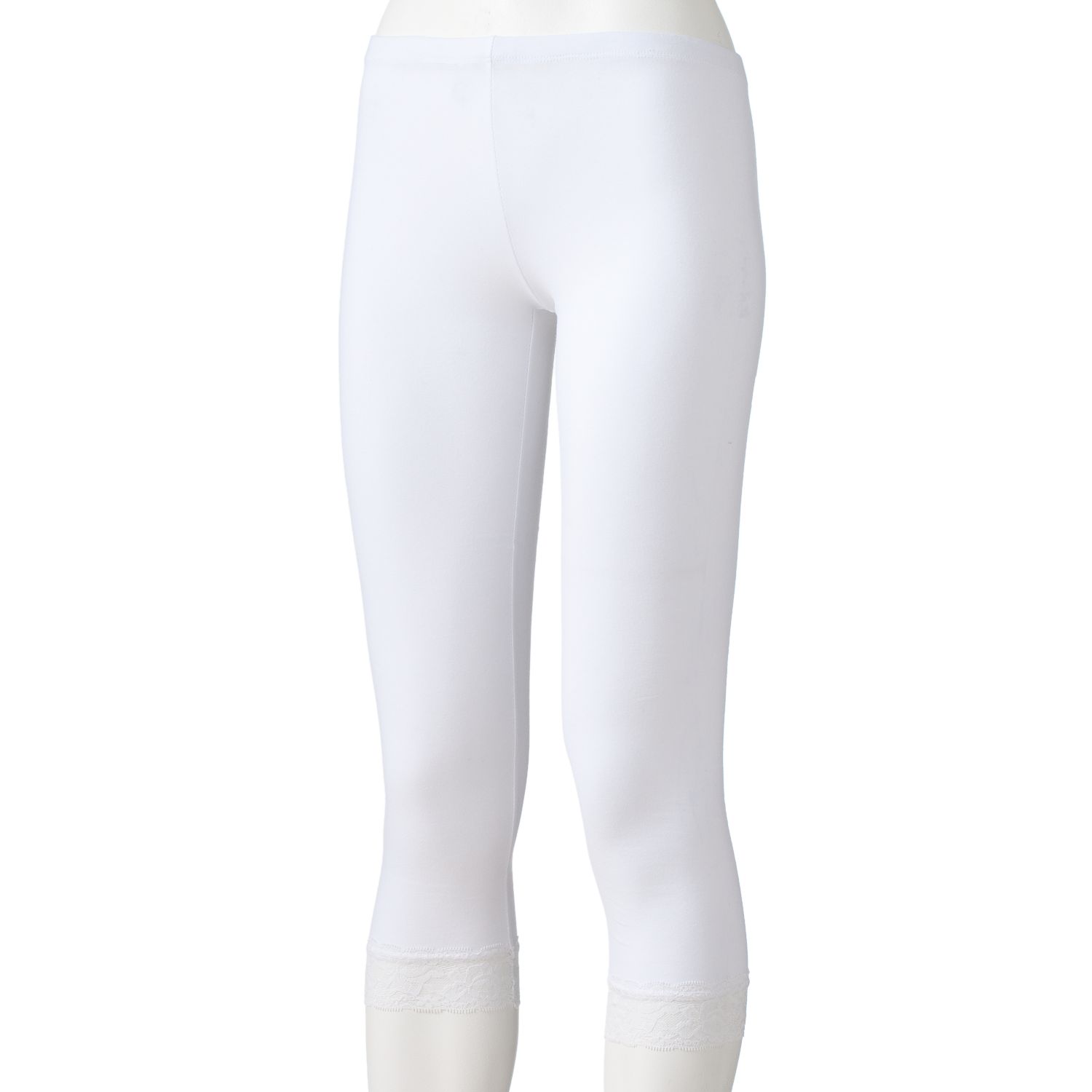 kohls white leggings