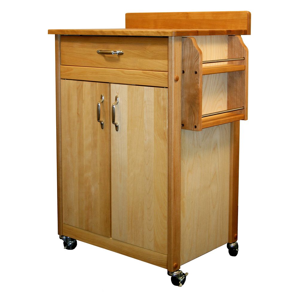 Catskill Craftsmen Butcher Block Kitchen Island Cart