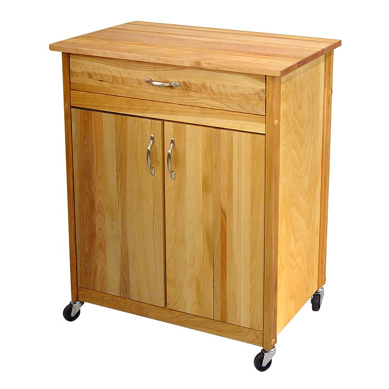 93574332 Catskill Craftsmen Kitchen Cart, Brown, Furniture sku 93574332
