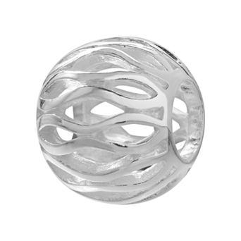 Individuality Beads Sterling Silver Openwork Bead