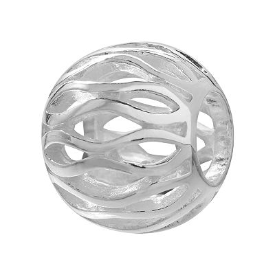 Individuality Beads Sterling Silver Openwork Bead