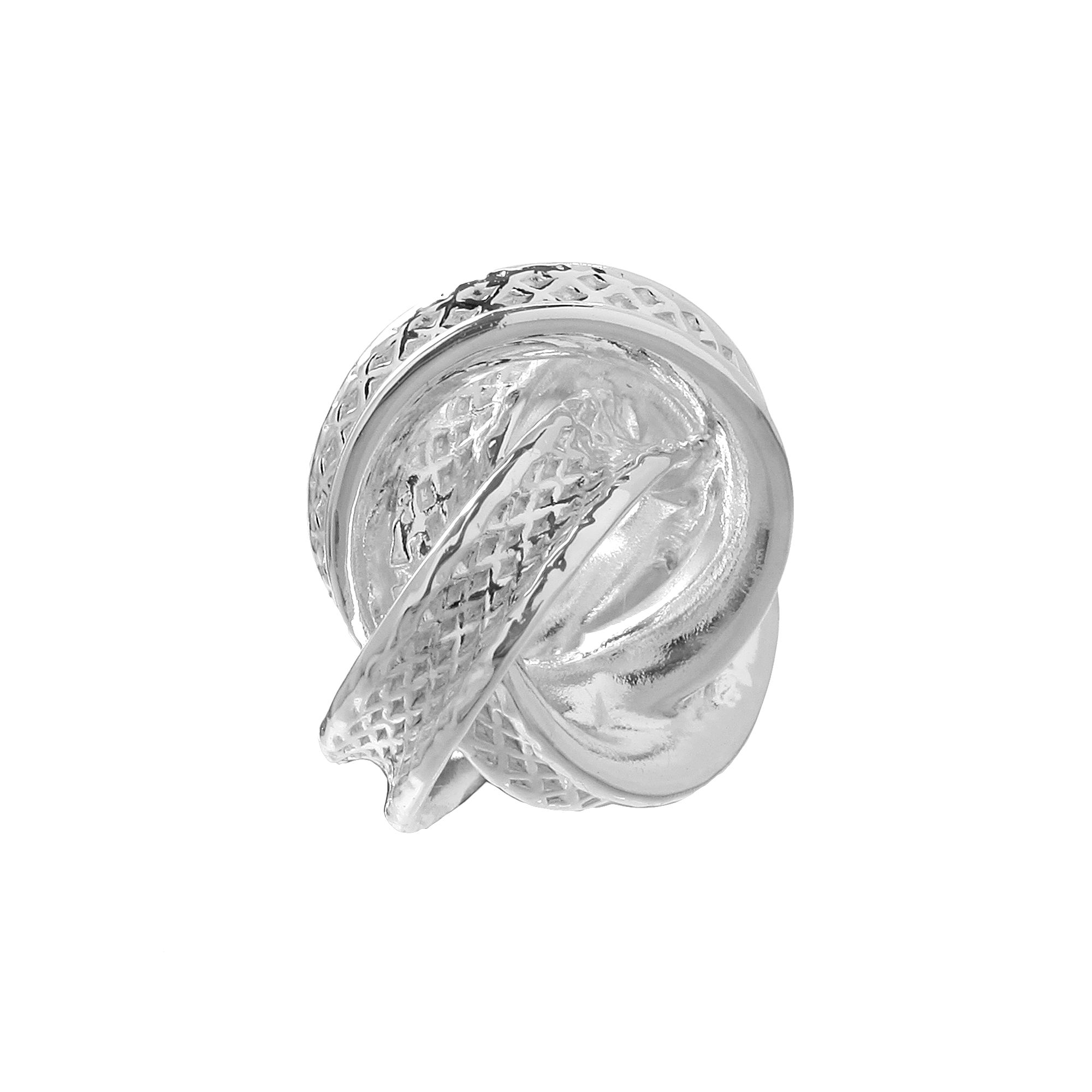 Individuality Beads Sterling Silver Love Knot Bead, Womens
