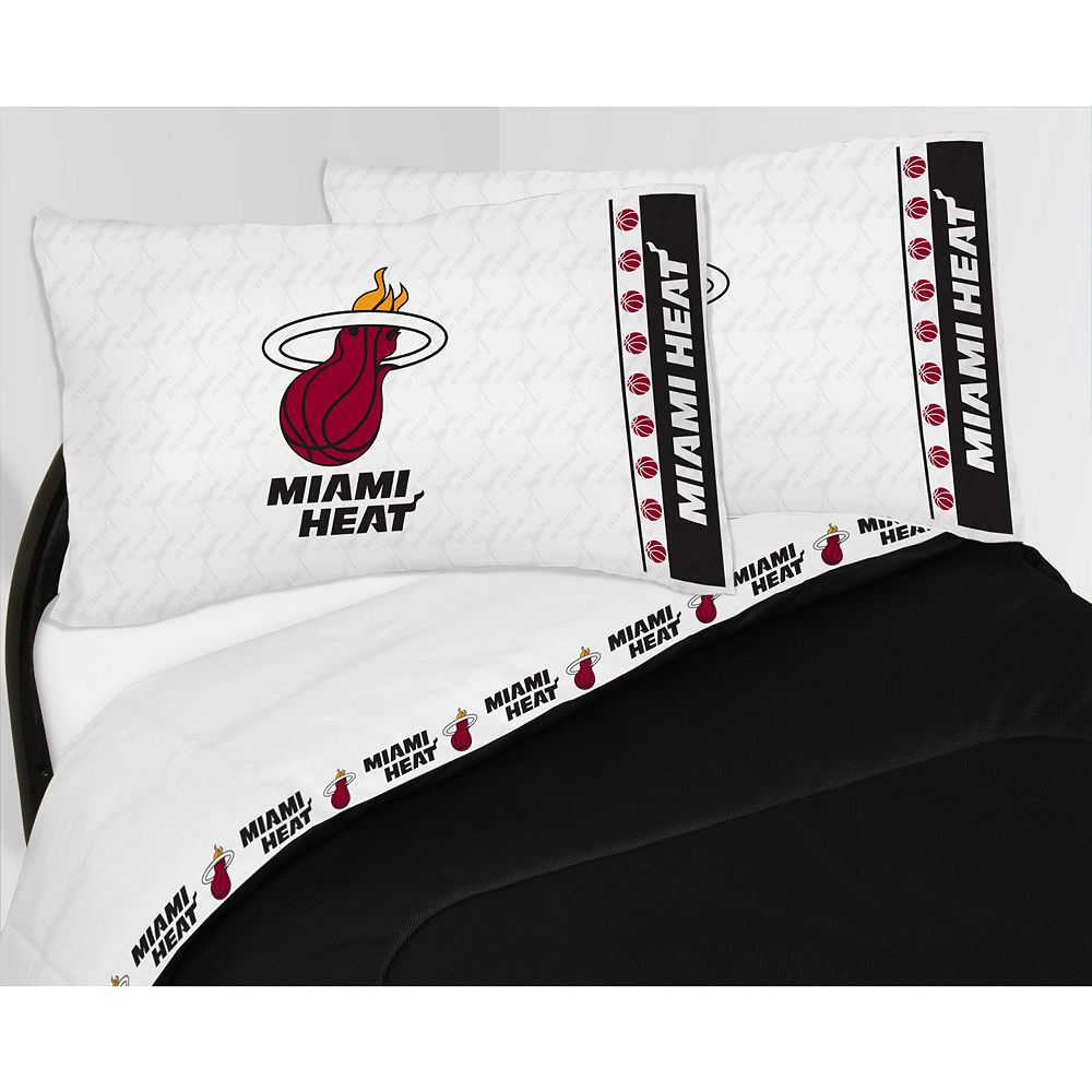 Miami Heat Bedding Coordinates