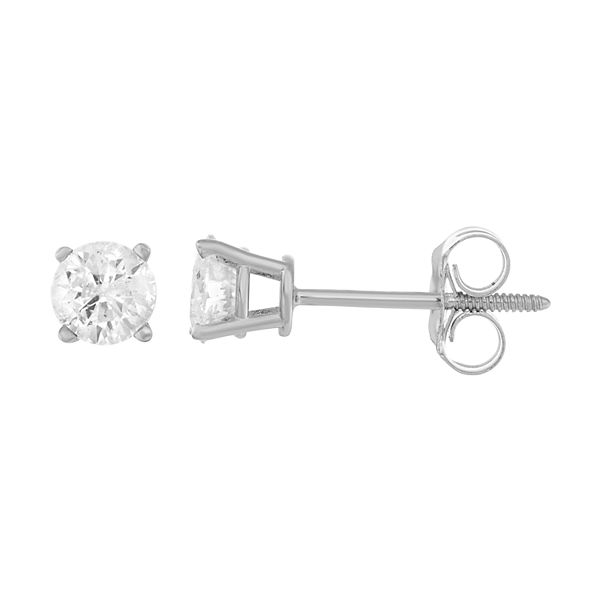 Diamond earrings studs on sale kohls