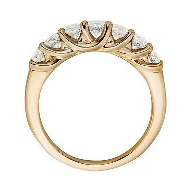 14k Gold 1-ct. T.W. IGL Certified Round-Cut Diamond Wedding Ring