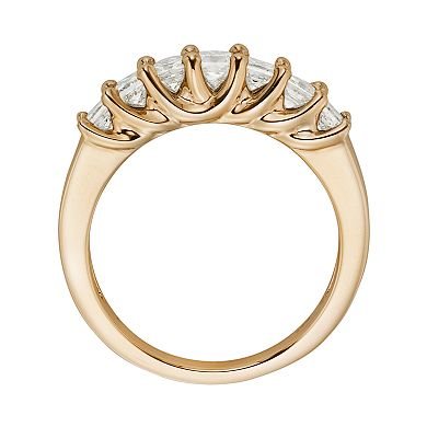 14k Gold 1-ct. T.W. IGL Certified Princess-Cut Diamond Wedding Ring