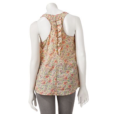 Candie's® Ruffled Racerback Tank - Juniors