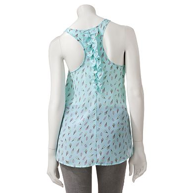 Candie's® Ruffled Racerback Tank - Juniors