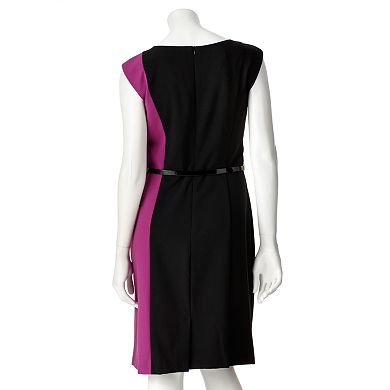 AB Studio Colorblock Sheath Dress