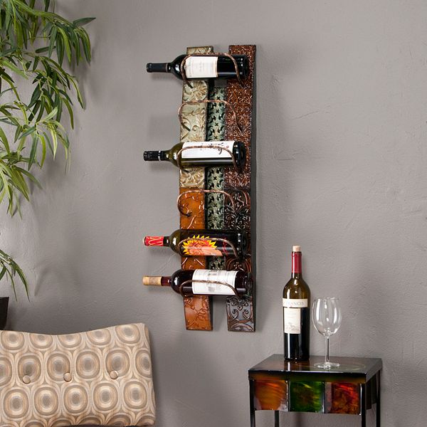 Wall wine bottle online holder