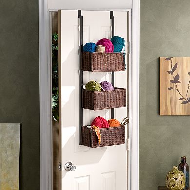 Andora 3-Tier Over-The-Door Storage Basket