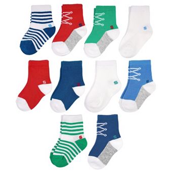 Toddler Boy Jumping Beans® 10 pk Crew Socks