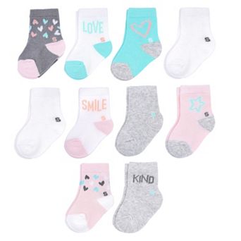 Baby Girl Jumping Beans® 10 pk Sweets Crew Socks