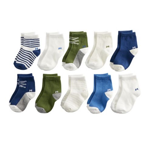 Baby Boy Jumping Beans® 10pk. Crew Socks