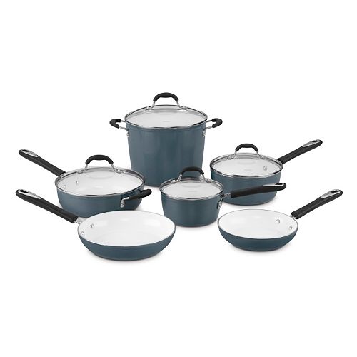 Cuisinart Ceramica 10-pc. Nonstick Ceramic Cookware Set