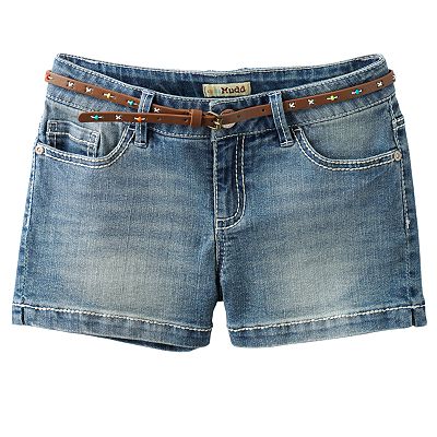 Kohls girls jean shorts store